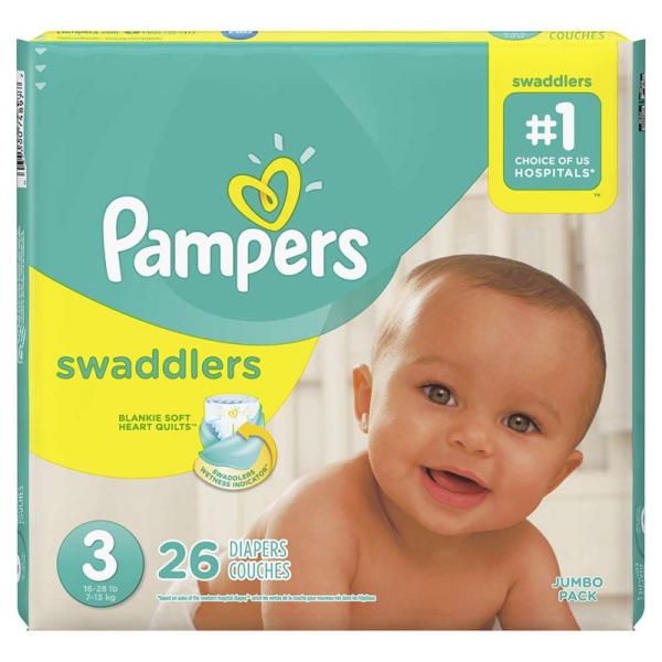  Pampers Swaddlers Sensitive - Pañales para recién nacidos, talla  0, 27 unidades : Bebés