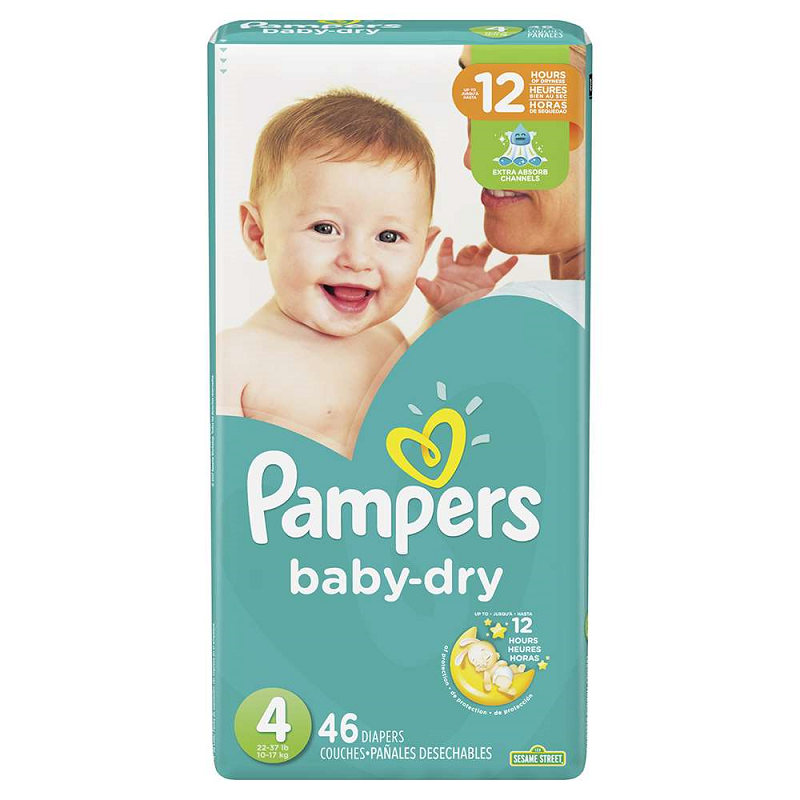 Pampers Baby Dry Talla 4 - 46 Pañales – Super Carnes - Ahora con Delivery