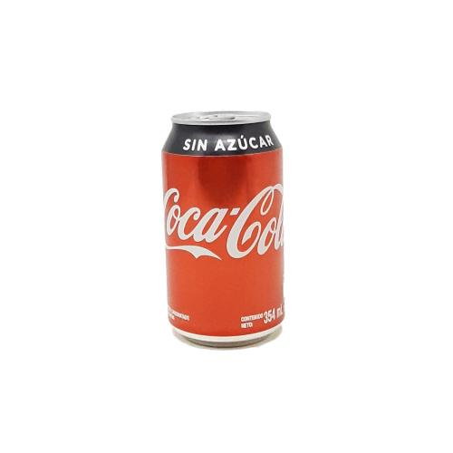 Gaseosa Coca Cola Sin Azúcares Lata 473 Ml - Vea