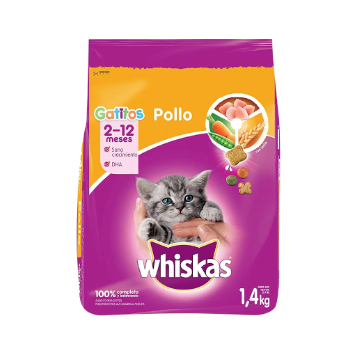 El principio Campo de minas Herencia Alimento para Gato Gatitos de Pollo Whiskas 1.4 Kg. – Super Carnes - Ahora  con Delivery