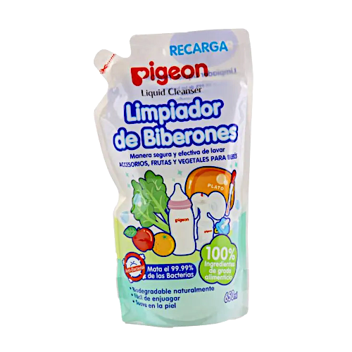 Pigeon Limpiador Biberones 100% Ingrediente Comestible 450ml